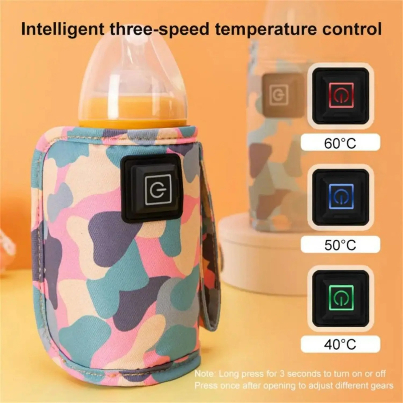 Baby Food Warmer - USBミルクウォーターウォーマー旅行用ベビーカー断熱バッグベビー哺乳瓶ヒーター安全子供用品屋外冬用