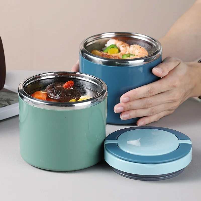Baby Food Warmer - 630/1000ml 保温フードジャー、ステンレス製魔法瓶ランチボックス、学校、オフィス用保温スープ容器