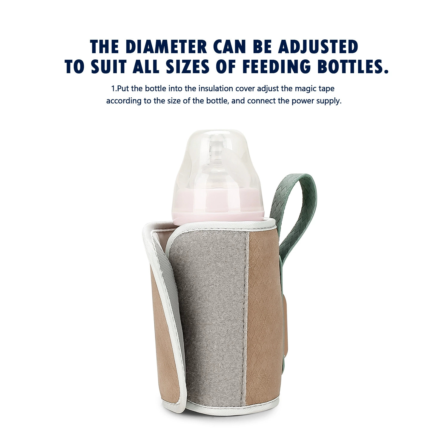 Baby Food Warmer - 哺乳瓶ウォーマーバッグ USB 電源ヒーター断熱加熱バッグ旅行ポータブル車載ヒータードリンク温かいミルクサーモスタットバッグ
