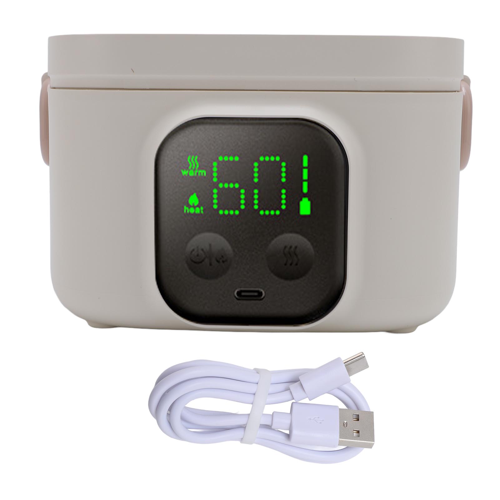 Baby Food Warmer - 500ml フードウォーマーボウル タイマー付き インテリジェント恒温ボウル 急速加熱 保温ランチコンテナ