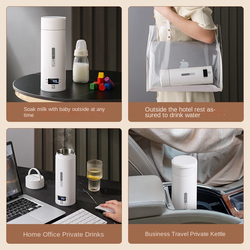 旅行用電気ケトル、急速沸騰、ポータブルベビーミルクウォーマー - Baby Food Warmer のレビューと価格