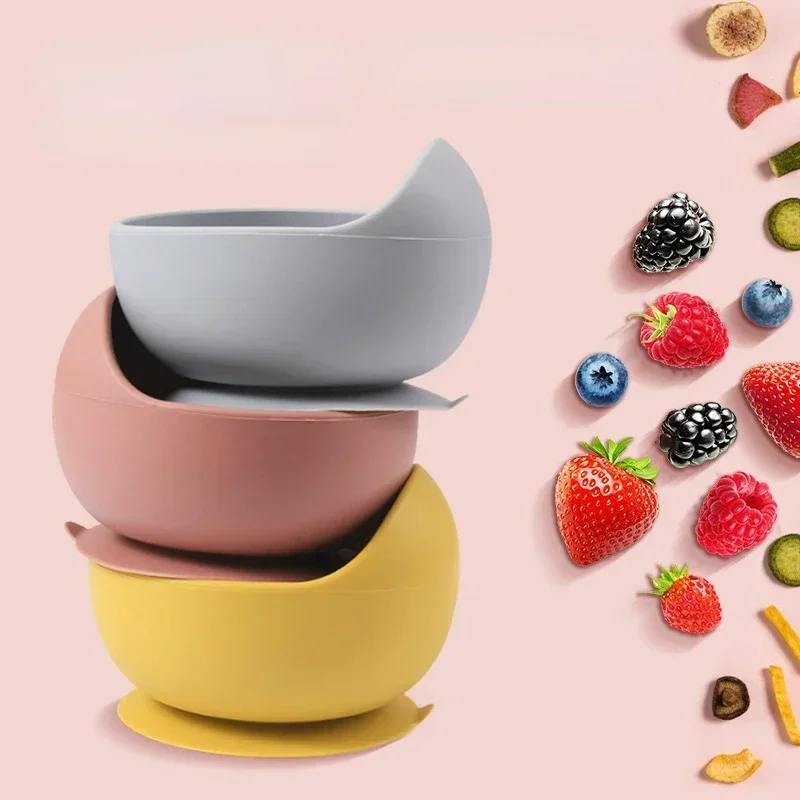 食品グレードのシリコーン子供皿セットベビー給餌ボウル吸引プレ - Baby Food Menu のレビューと価格