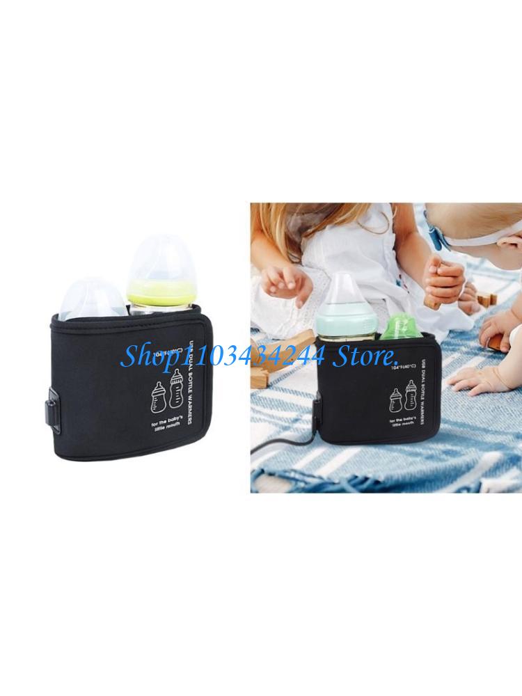 哺乳瓶断熱スリーブポータブルインテリジェントサーマルボトルカ - Baby Food Warmer のレビューと価格