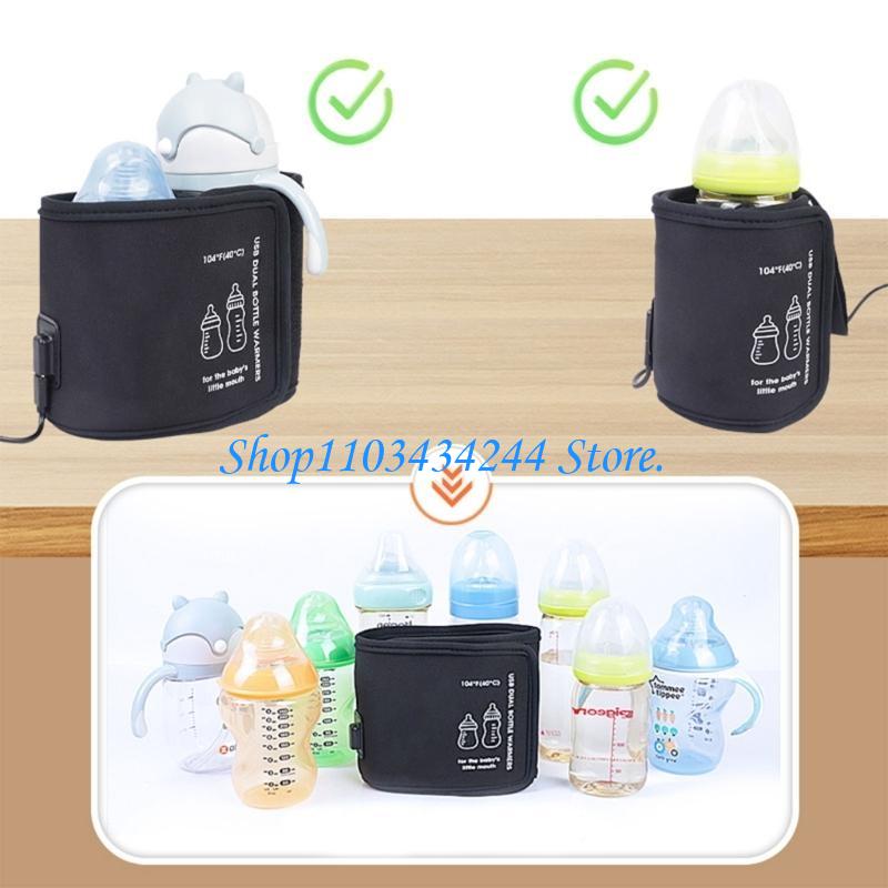 哺乳瓶断熱スリーブポータブルインテリジェントサーマルボトルカ - Baby Food Warmer のレビューと価格